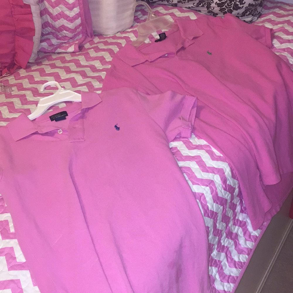 Pink Polo Shirts